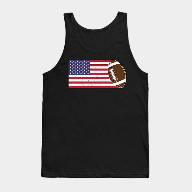 American Football Tank Top by Miranda Nelson